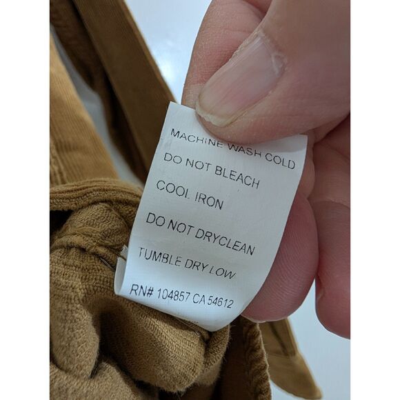 Adriano Goldschmied AG Corduroy Button Down Shirt Size M Brown Rugged Workwear - Picture 4 of 6